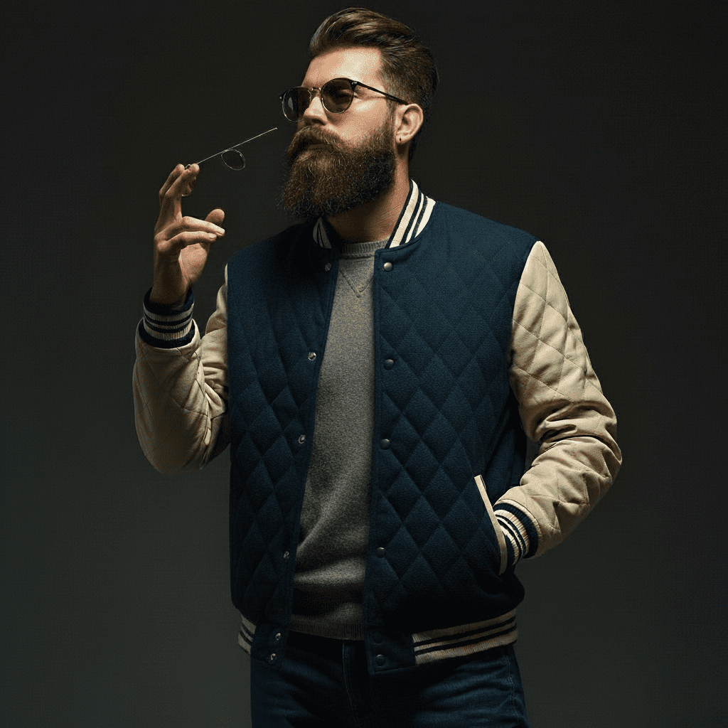 custom Quilted Varsity Jacket